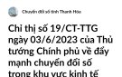 CHỈ THỊ 19/CT-TTg NGÀY 03/6/2023