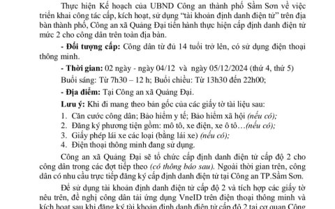 TUYÊN TRUYỀN VỀ CHỮ KÝ SỐ VÀ ĐỊNH DANH ĐIỆN TỬ MỨC 2