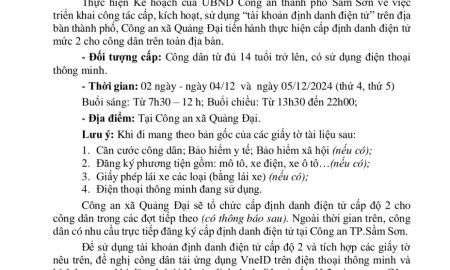 TUYÊN TRUYỀN VỀ CHỮ KÝ SỐ VÀ ĐỊNH DANH ĐIỆN TỬ MỨC 2