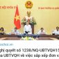 Nghị quyết số 1238/NQ-UBTVQH15 của UBTVQH về việc sắp xếp đơn vị hành chính cấp huyện, cấp xã của tỉnh Thanh Hóa giai đoạn 2023 - 2025